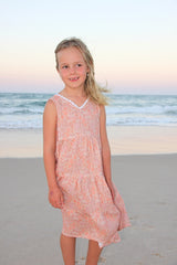 Maya Midi Dress - Apricot