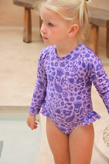 Girls Long sleeve surf suit