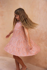Maya Midi Dress - Apricot