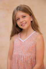 Maya Midi Dress - Apricot