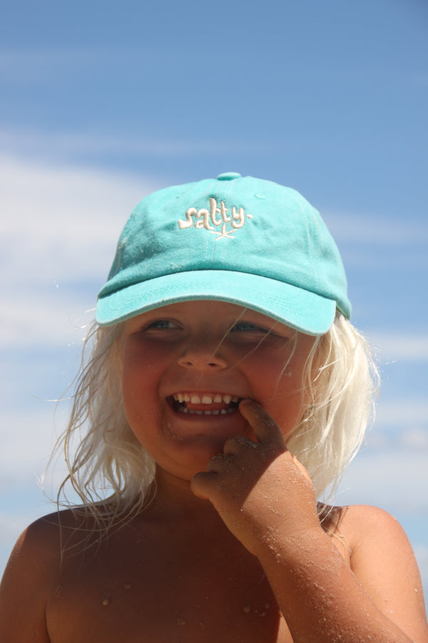 Salty Kids Cap - Teal