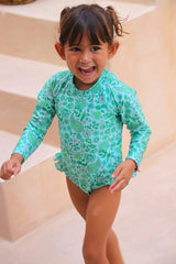 Girls Long Sleeve Surf Suit