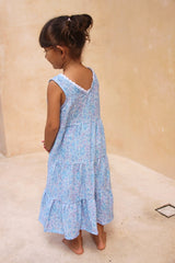 Maya Midi Dress - Azure