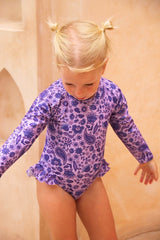 Girls Long sleeve surf suit