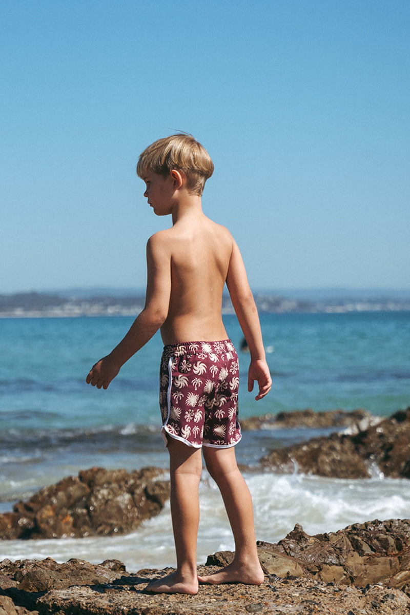 SALTY SWIMWEAR | BOARDSHORTS  | BURGENDY