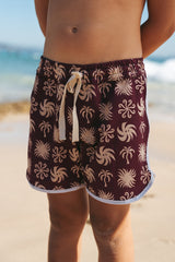 SALTY SWIMWEAR | BOARDSHORTS  | BURGENDY