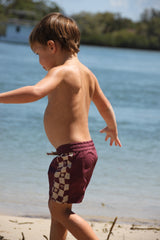 Alby | Board shorts | Burgundy (2/3/4/5/6)