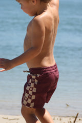 Alby | Board shorts | Burgundy (2/3/4/5/6)