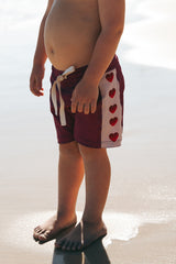 Alby | Board Shorts | Flaming Hearts