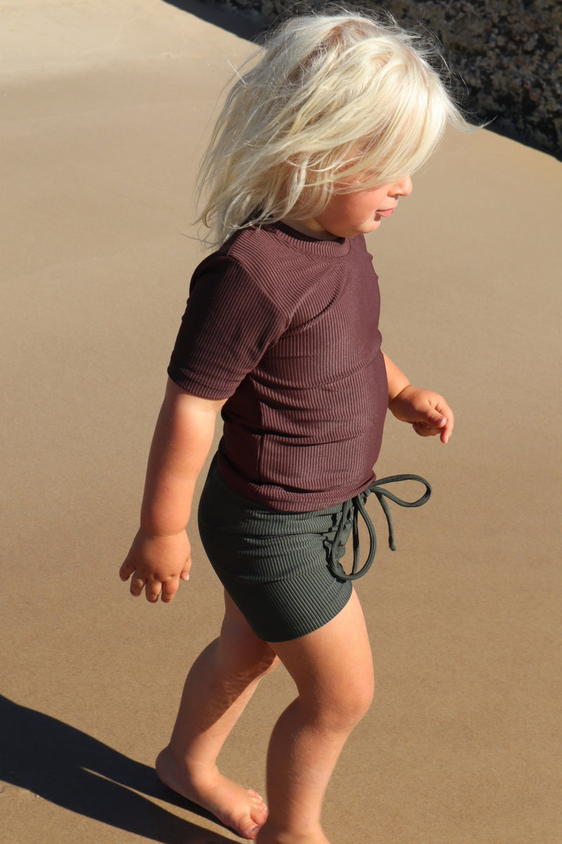 Remy | Swim Short | Khaki (1/2)