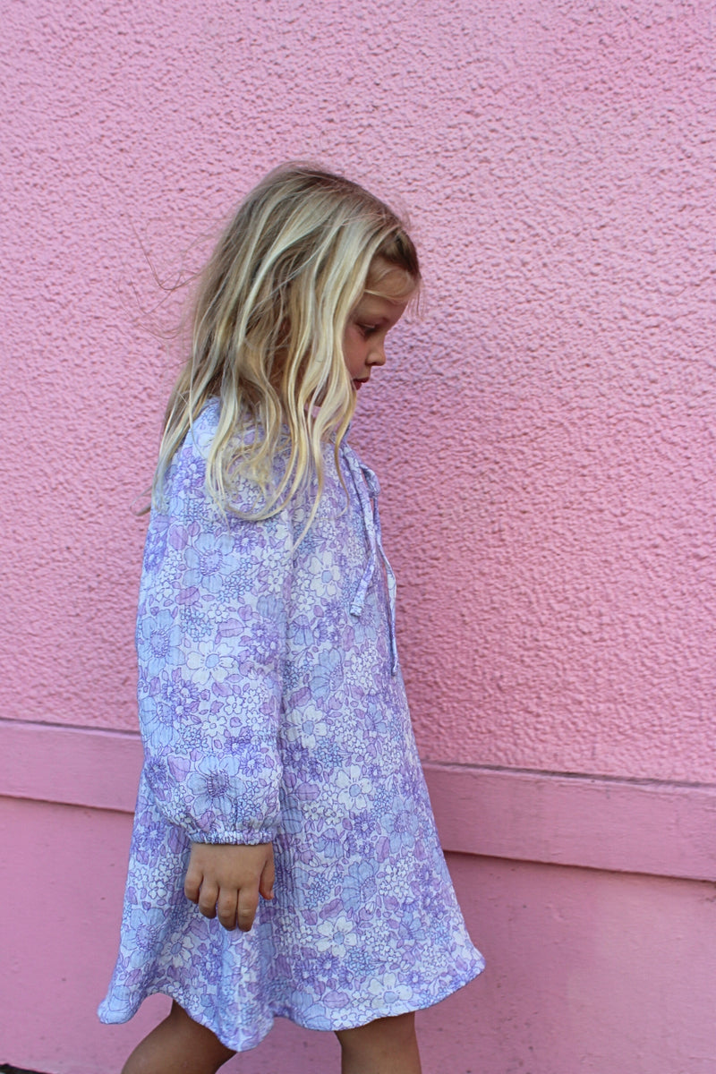 Maple Smock Dress - Aster