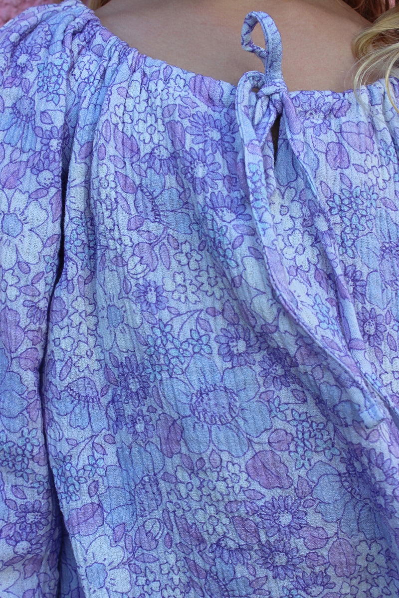 Maple Smock Dress - Aster