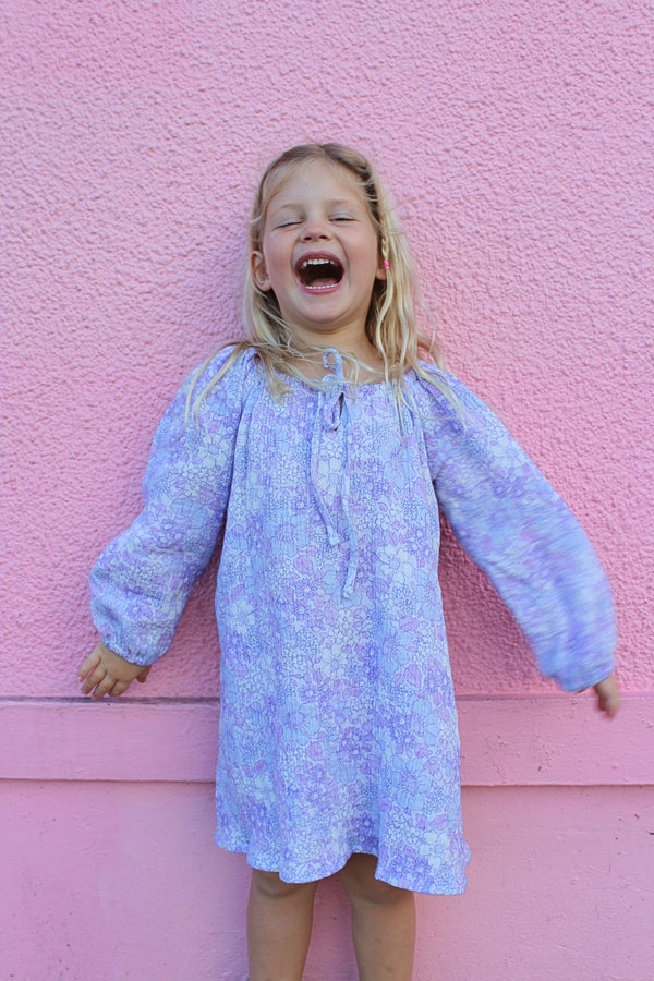 Maple Smock Dress - Aster