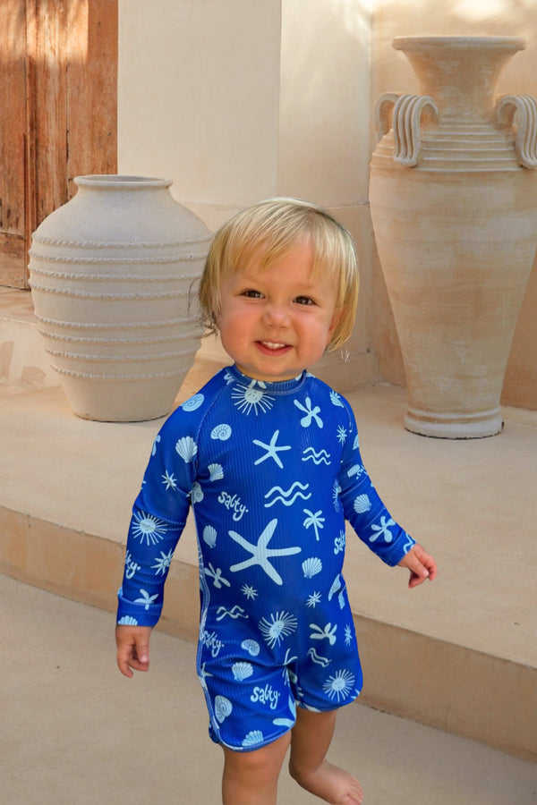 Reggie | Onesie | Ocean (00)