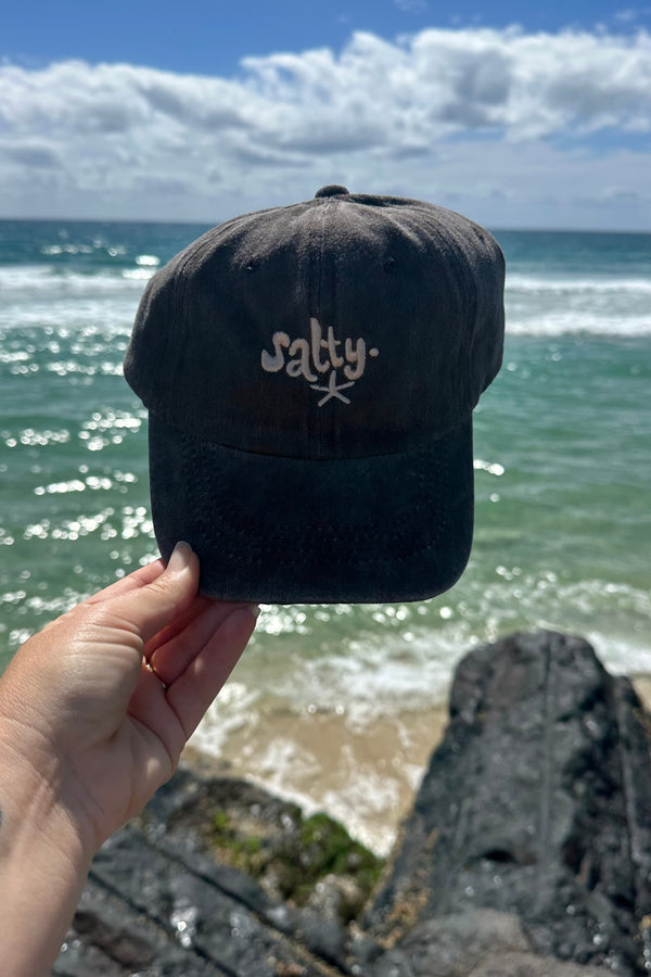 Salty Kids Cap - Charcoal