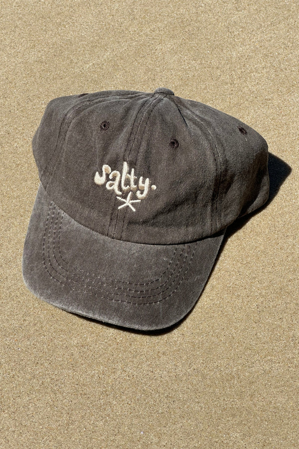 Salty Kids Cap - Charcoal