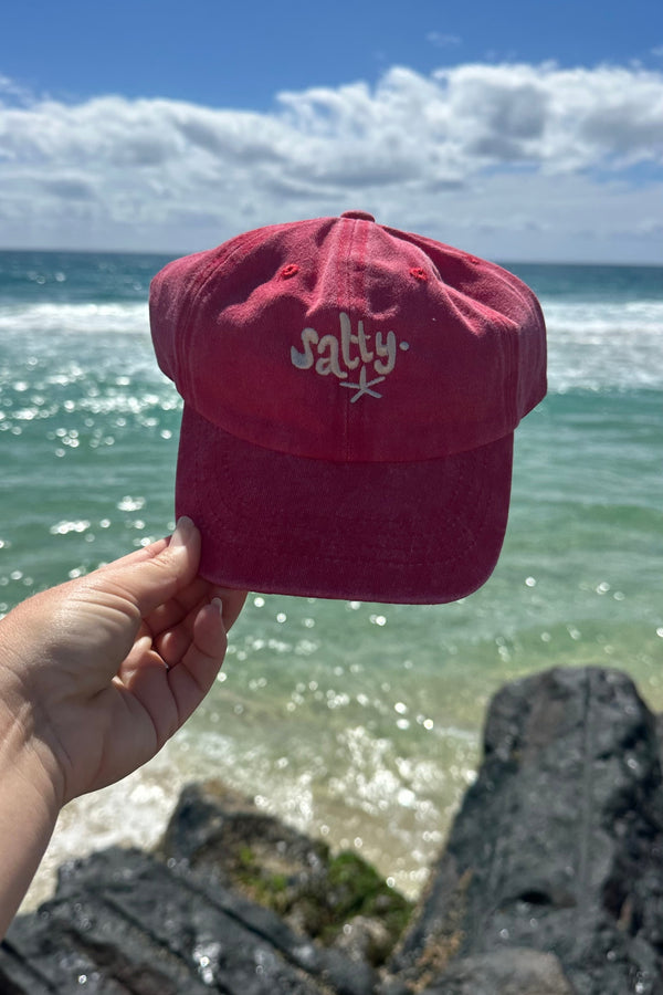 Salty Kids Cap - Red
