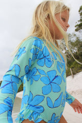 Zoe | Surf Suit | SALTY X LOAILA - Sea Blossom