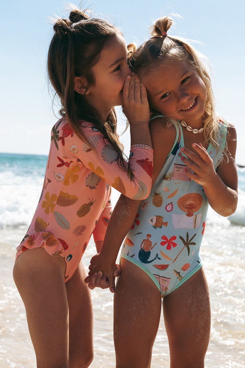 *PRE ORDER* Zoe | Surf Suit | SALTY X SPICY Peach