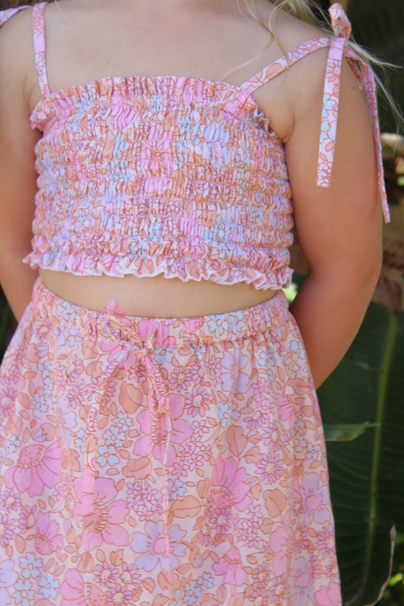 Winnie Midi Skirt - Azalea