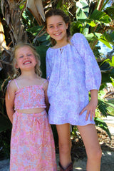 Maple Smock Dress - Aster